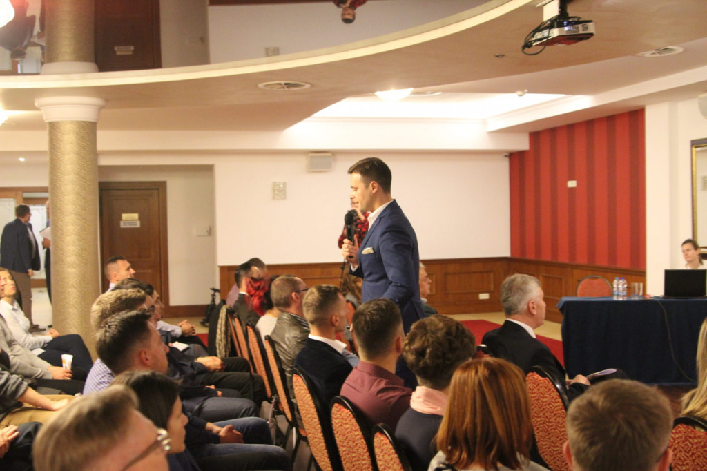 Zamość: Zbigniew Chołyk i Piotr Kuśmierzak na spotkaniu Biznes Lubelskie 2018