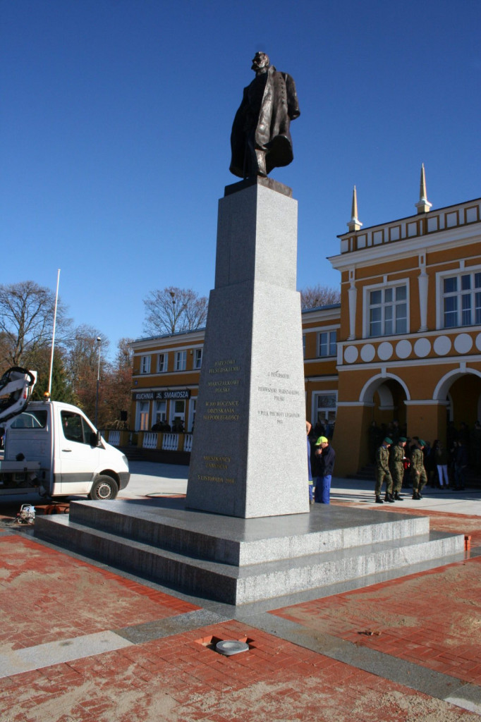Zamość: Odsłonięcie Pomnika Marszałka Józefa Piłsudskiego - trwają przygotowania
