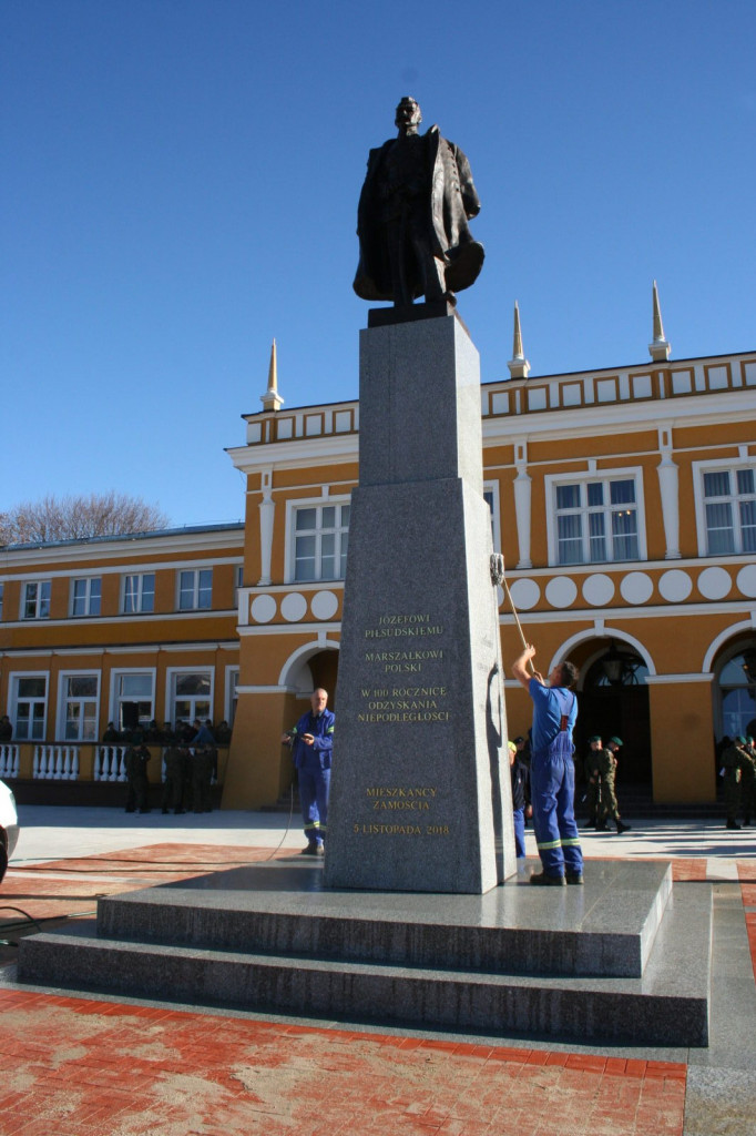 Zamość: Odsłonięcie Pomnika Marszałka Józefa Piłsudskiego - trwają przygotowania