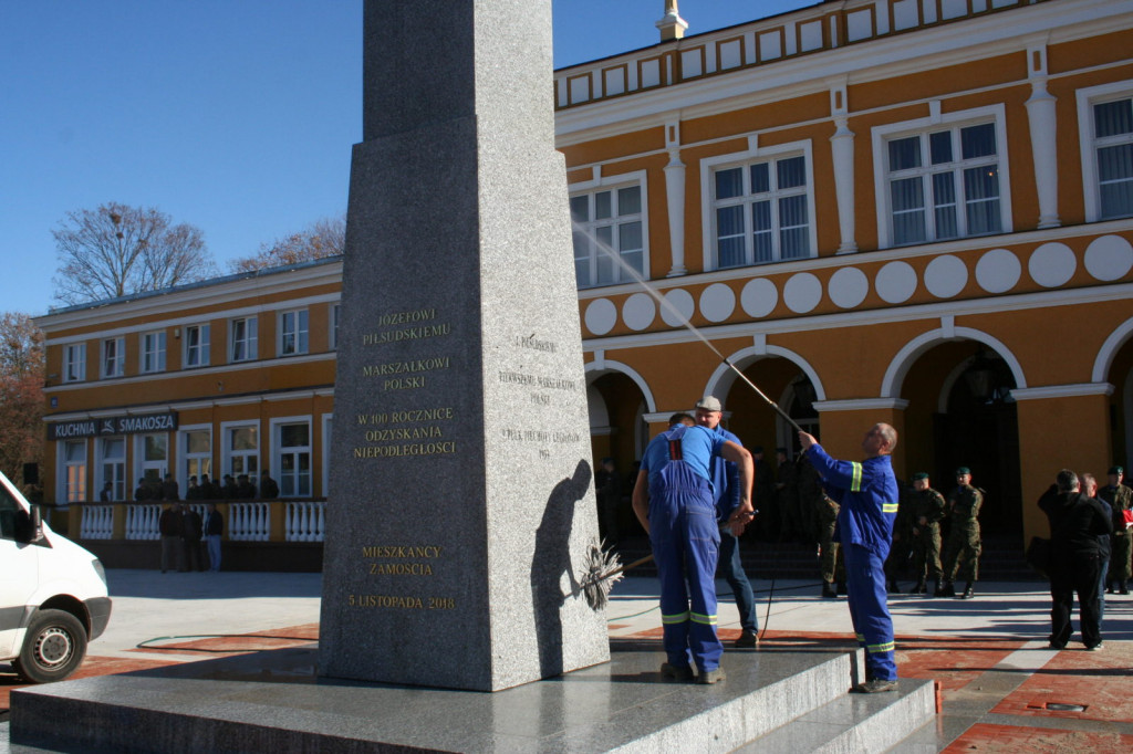 Zamość: Odsłonięcie Pomnika Marszałka Józefa Piłsudskiego - trwają przygotowania