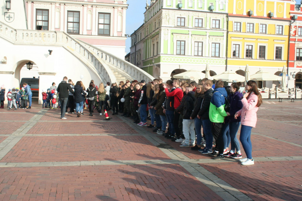 Zamość: Wypuścili w niebo 100 balonów [FOTO]