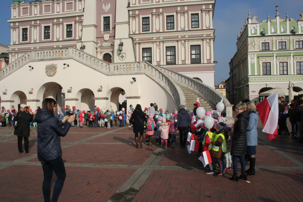 Zamość: Wypuścili w niebo 100 balonów [FOTO]