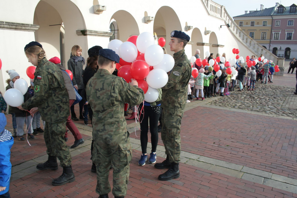 Zamość: Wypuścili w niebo 100 balonów [FOTO]