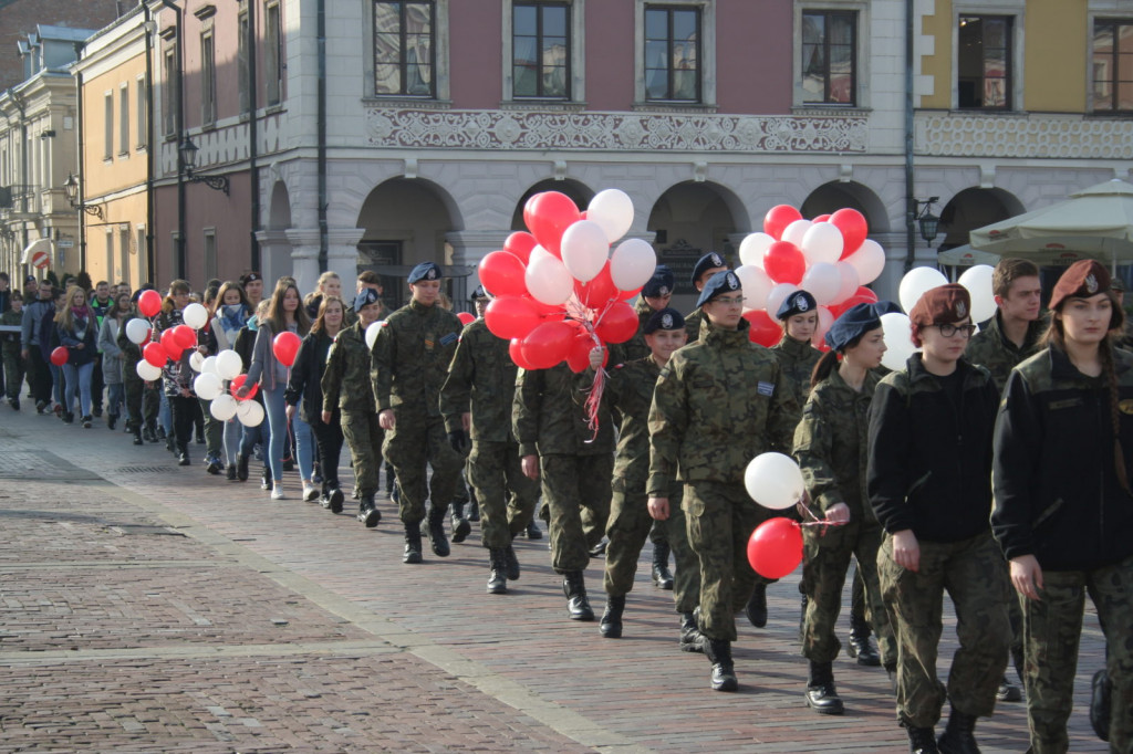 Zamość: Wypuścili w niebo 100 balonów [FOTO]