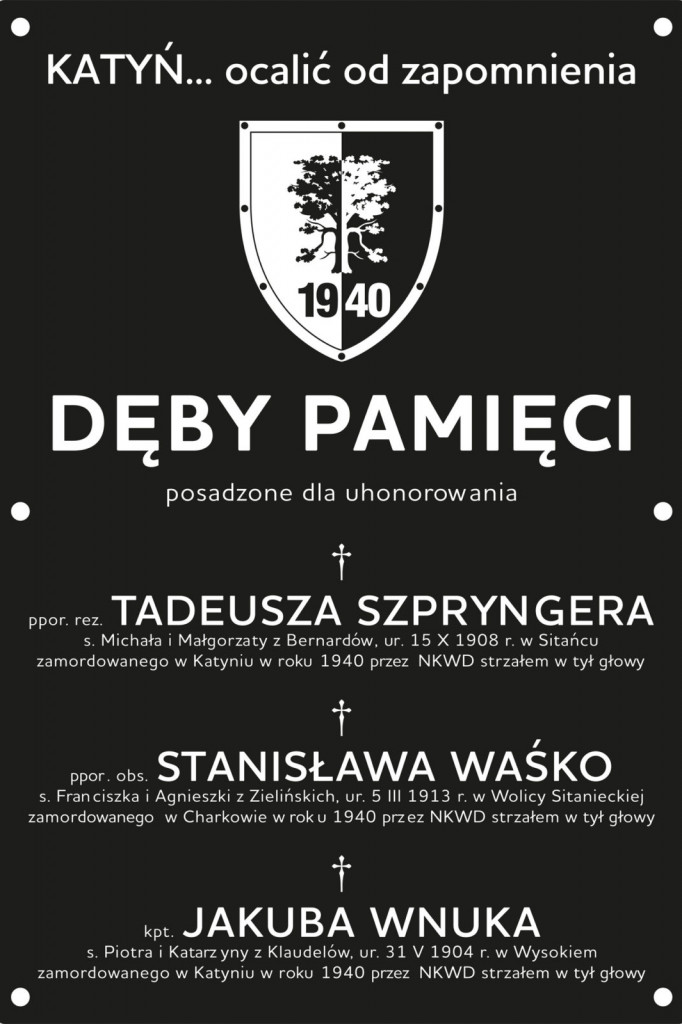 gm. Zamość: Odsłonięcie obelisku 
