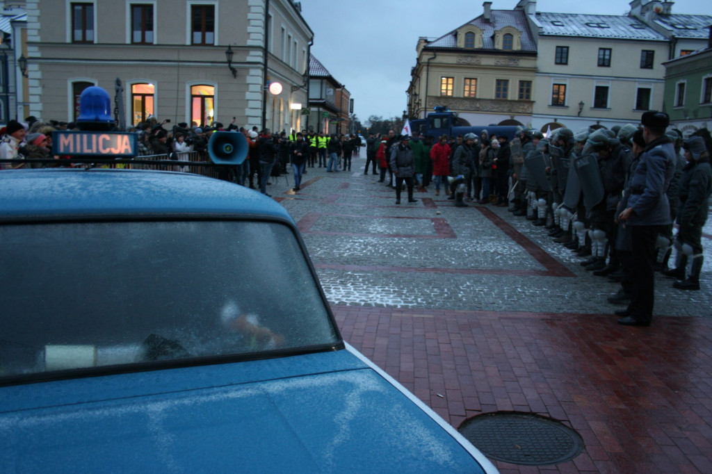 Zamość: Obchody 13 grudnia - 37. rocznica wprowadzenia stanu wojennego [FOTO]