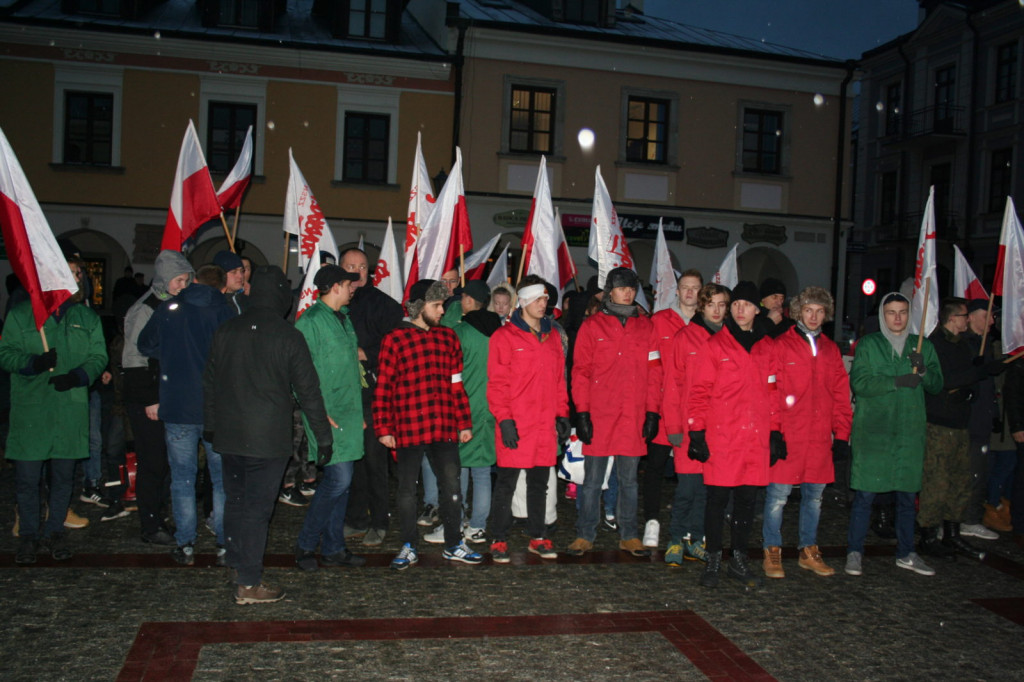 Zamość: Obchody 13 grudnia - 37. rocznica wprowadzenia stanu wojennego [FOTO]