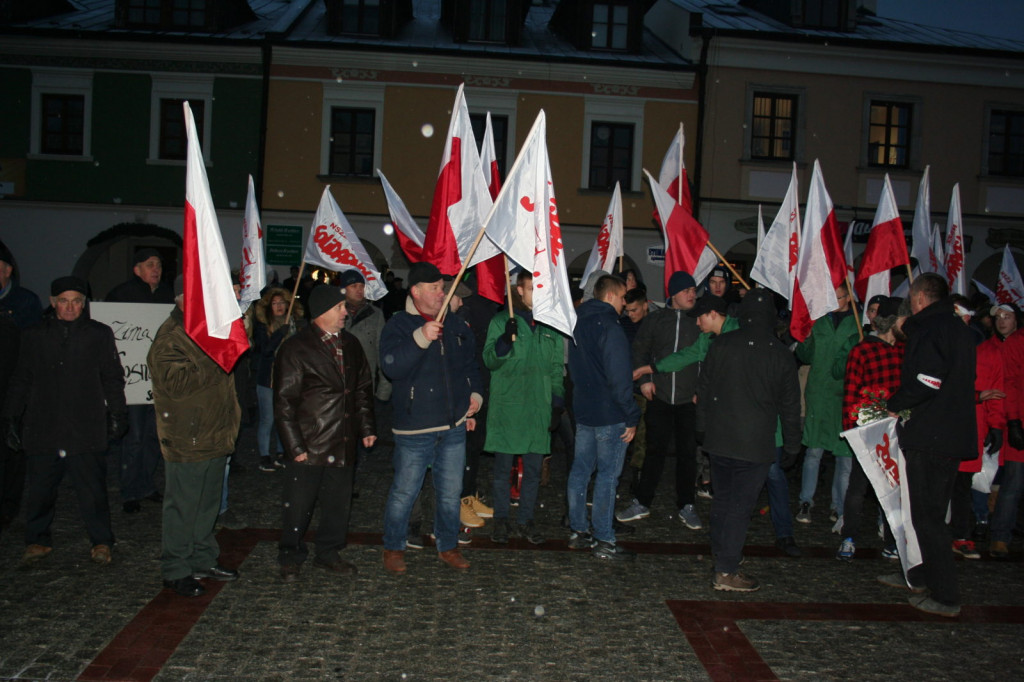 Zamość: Obchody 13 grudnia - 37. rocznica wprowadzenia stanu wojennego [FOTO]