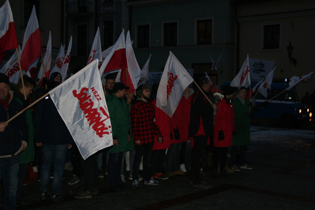 Zamość: Obchody 13 grudnia - 37. rocznica wprowadzenia stanu wojennego [FOTO]