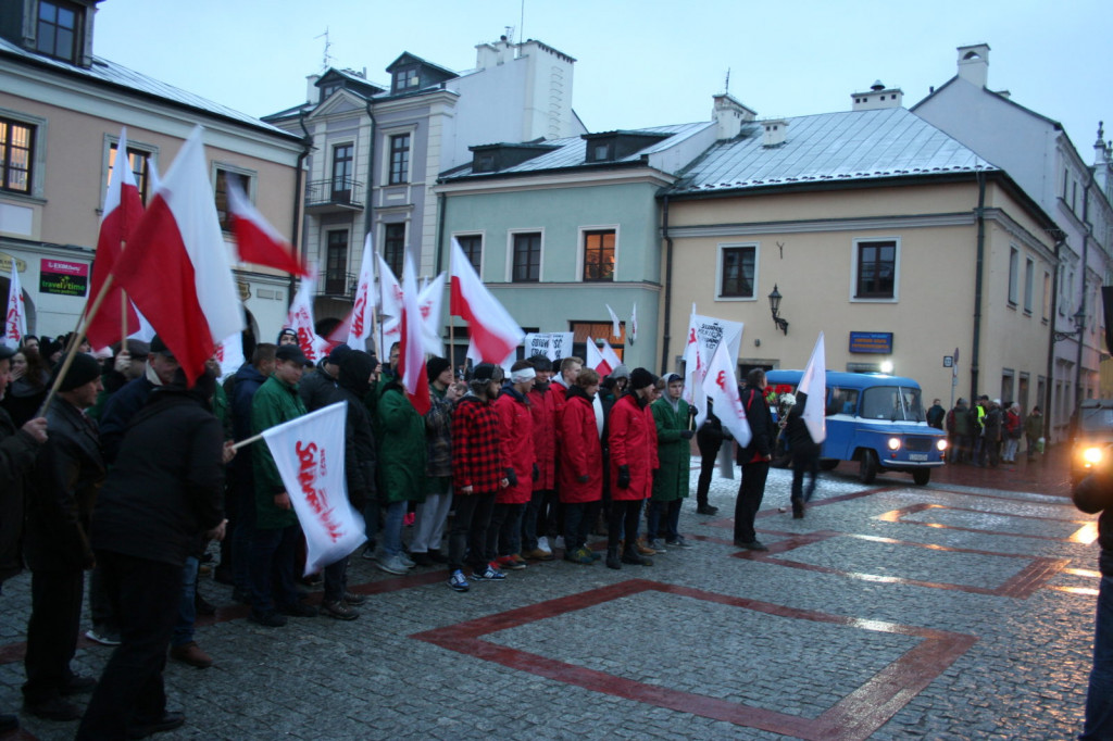 Zamość: Obchody 13 grudnia - 37. rocznica wprowadzenia stanu wojennego [FOTO]