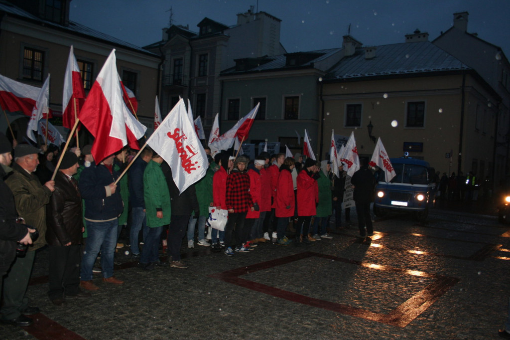 Zamość: Obchody 13 grudnia - 37. rocznica wprowadzenia stanu wojennego [FOTO]