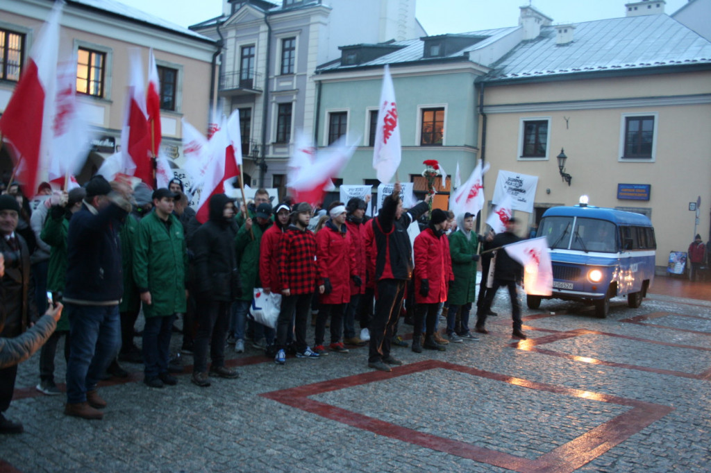 Zamość: Obchody 13 grudnia - 37. rocznica wprowadzenia stanu wojennego [FOTO]