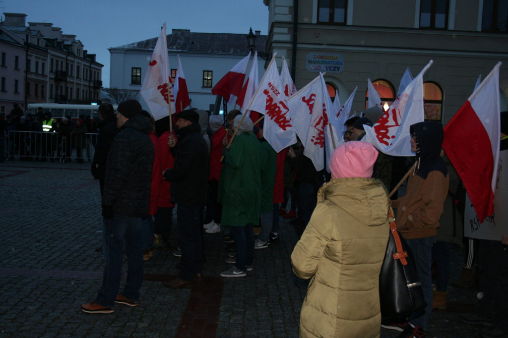 Zamość: Obchody 13 grudnia - 37. rocznica wprowadzenia stanu wojennego [FOTO]