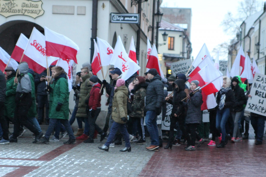 Zamość: Obchody 13 grudnia - 37. rocznica wprowadzenia stanu wojennego [FOTO]
