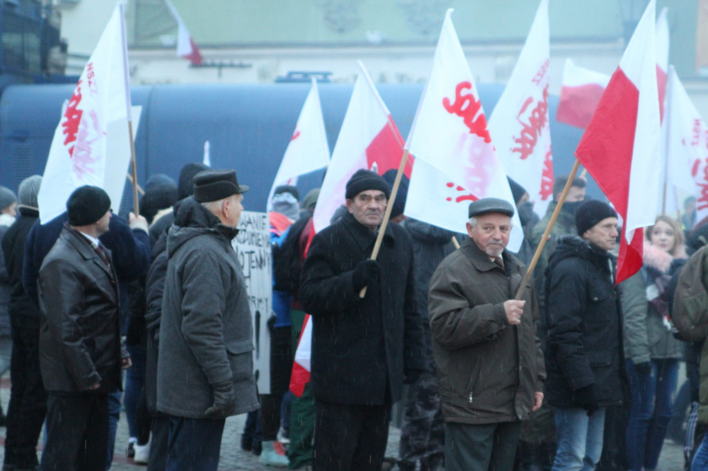 Zamość: Obchody 13 grudnia - 37. rocznica wprowadzenia stanu wojennego [FOTO]