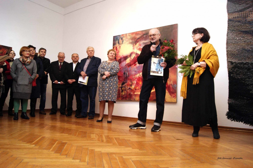 Zamość: Alicja i Donat Kowalscy - tkanina artystyczna i malarstwo w BWA [FOTO]