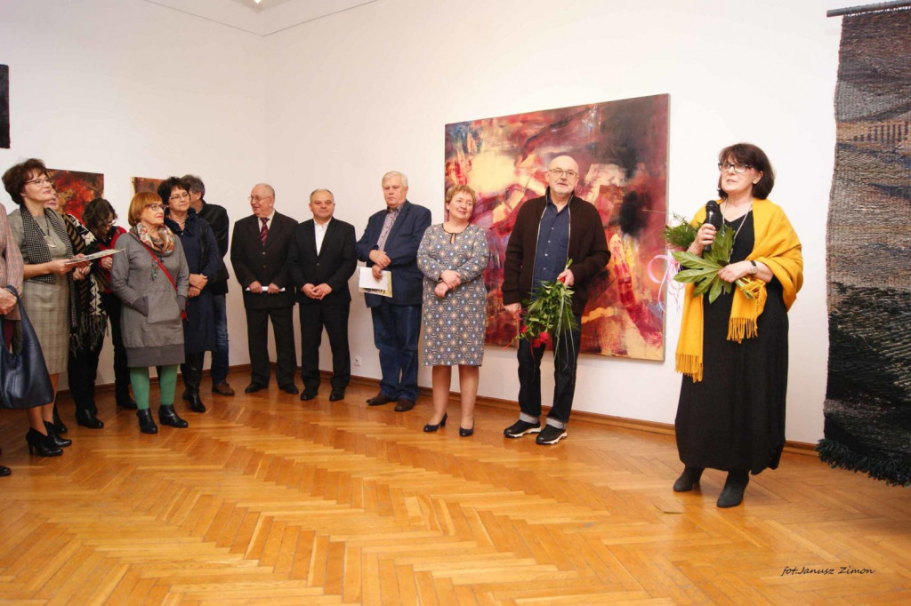 Zamość: Alicja i Donat Kowalscy - tkanina artystyczna i malarstwo w BWA [FOTO]