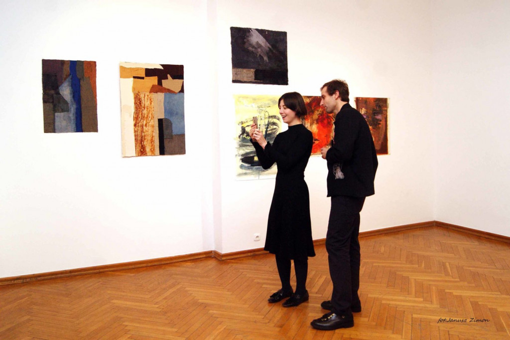 Zamość: Alicja i Donat Kowalscy - tkanina artystyczna i malarstwo w BWA [FOTO]