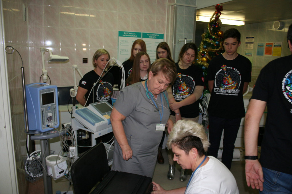 Zamość: WOŚP na zamojskiej neonatologii [FOTO, VIDEO]