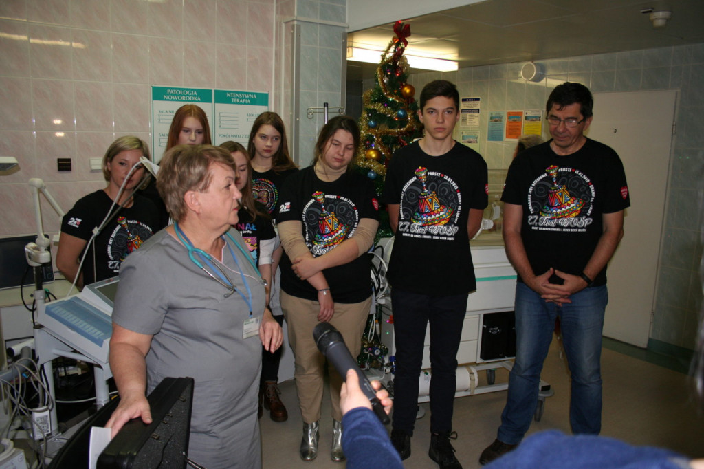 Zamość: WOŚP na zamojskiej neonatologii [FOTO, VIDEO]