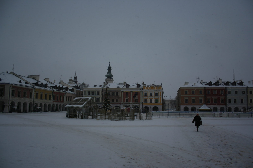 Zamość w zimowej odsłonie... [FOTO]