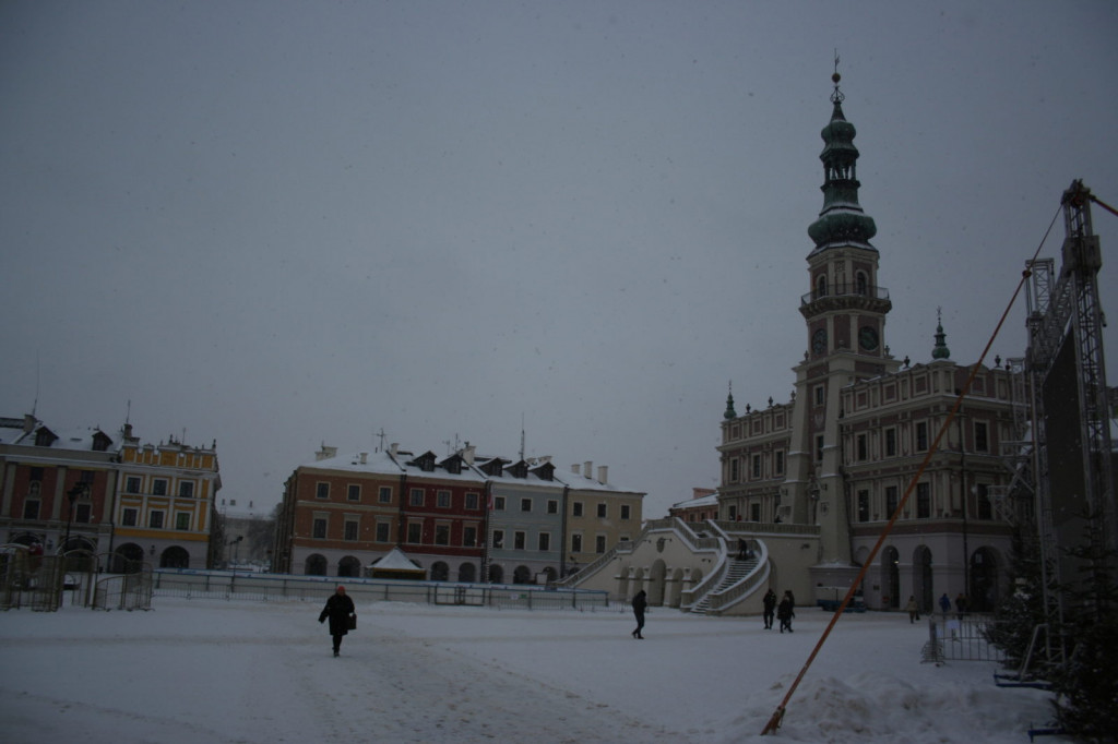 Zamość w zimowej odsłonie... [FOTO]