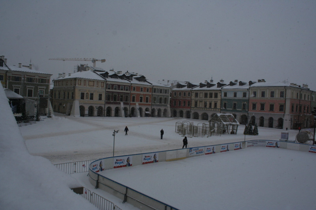 Zamość w zimowej odsłonie... [FOTO]