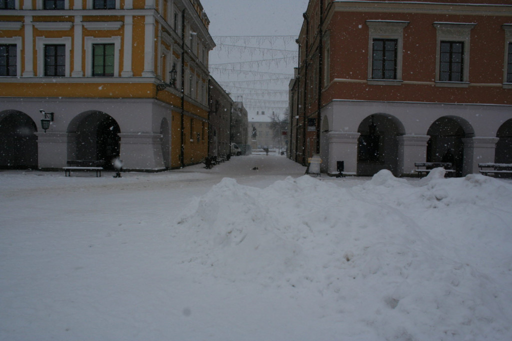 Zamość w zimowej odsłonie... [FOTO]