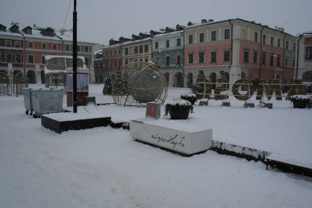 Zamość w zimowej odsłonie... [FOTO]