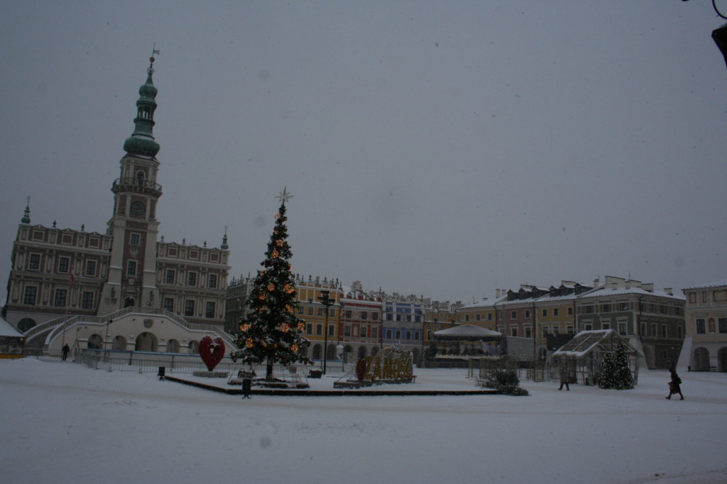 Zamość w zimowej odsłonie... [FOTO]
