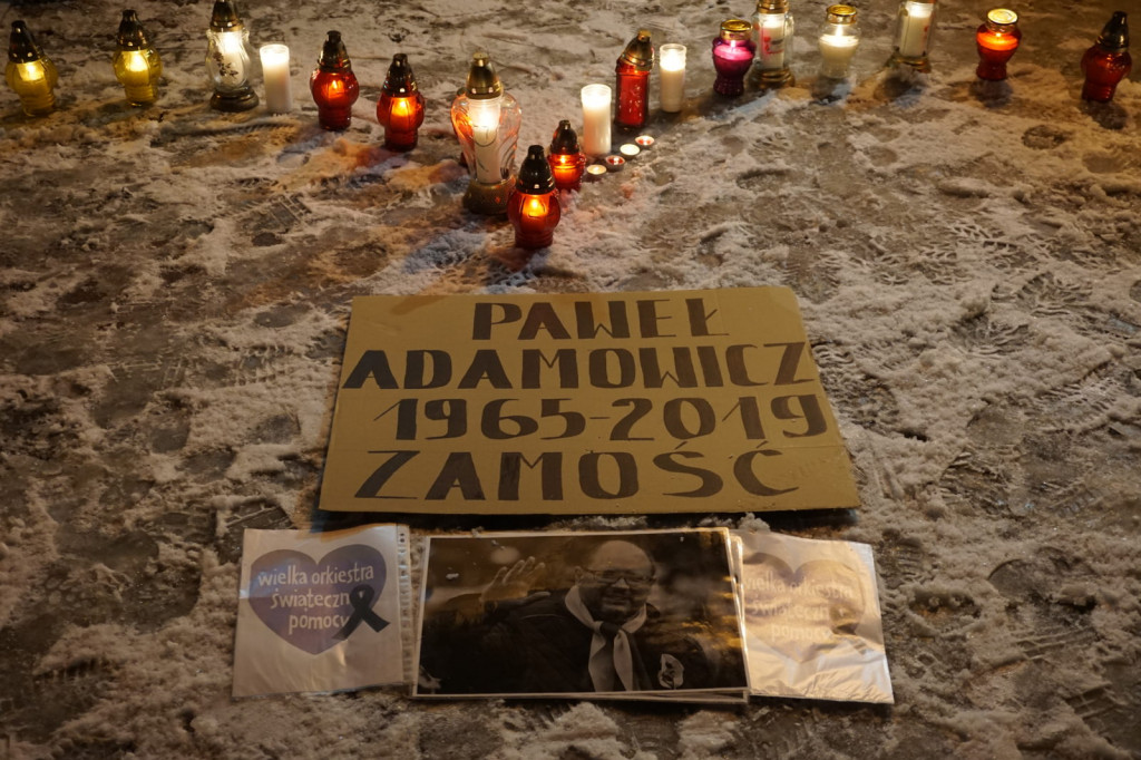 Zamość: Uczcili pamięć prezydenta Gdańska