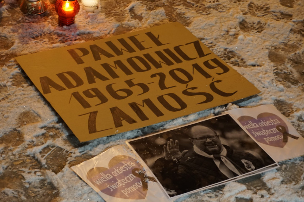 Zamość: Uczcili pamięć prezydenta Gdańska