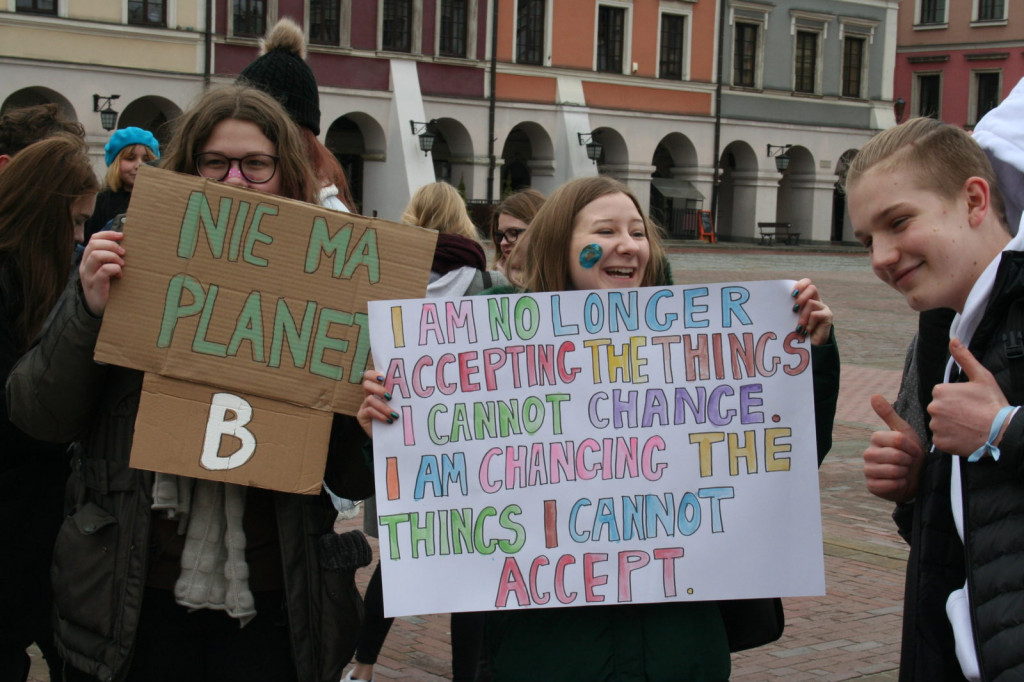 Zamość: Strajkowali dla klimatu [FOTO, VIDEO]