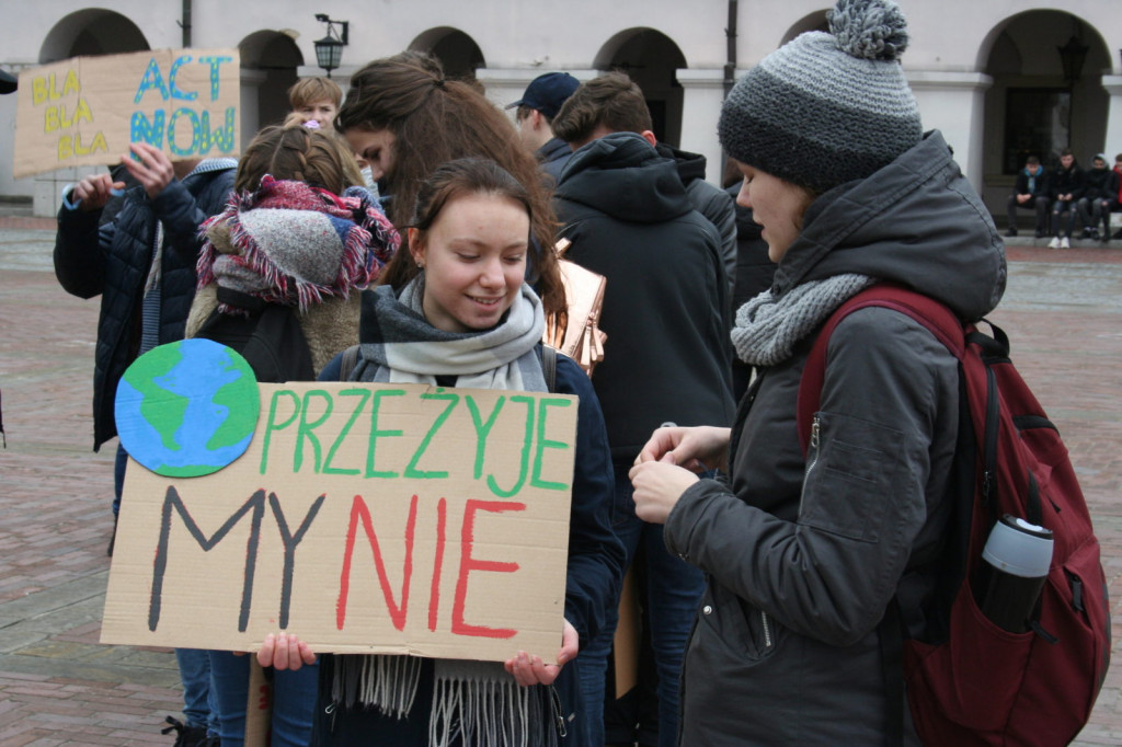 Zamość: Strajkowali dla klimatu [FOTO, VIDEO]