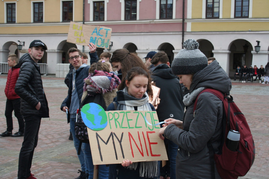 Zamość: Strajkowali dla klimatu [FOTO, VIDEO]