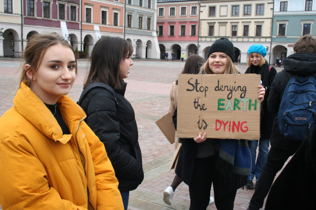 Zamość: Strajkowali dla klimatu [FOTO, VIDEO]