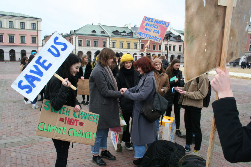 Zamość: Strajkowali dla klimatu [FOTO, VIDEO]
