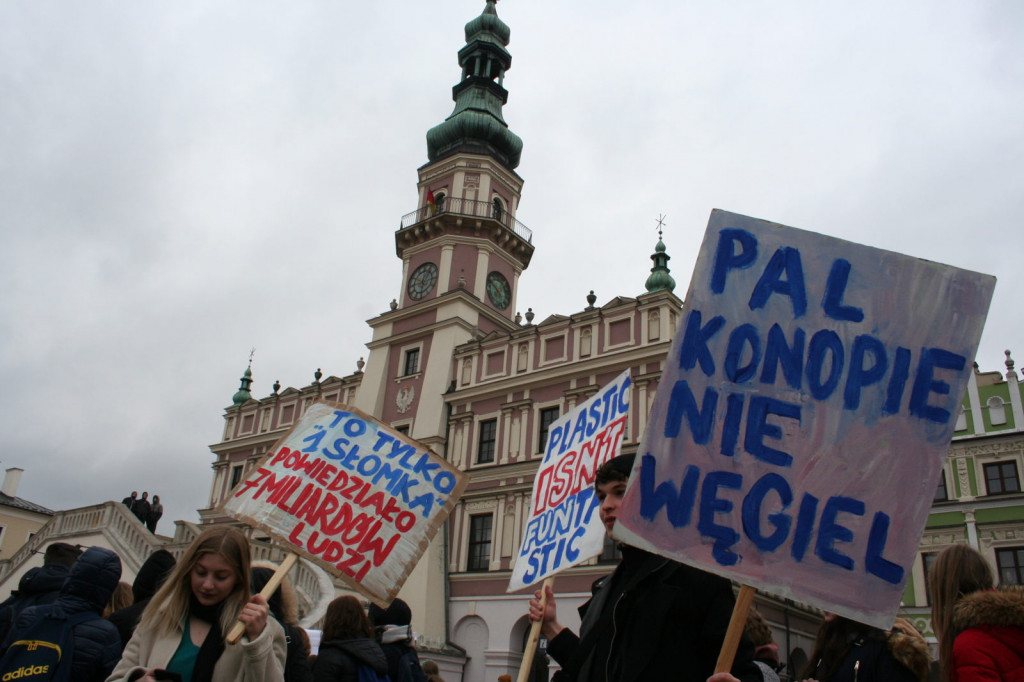 Zamość: Strajkowali dla klimatu [FOTO, VIDEO]