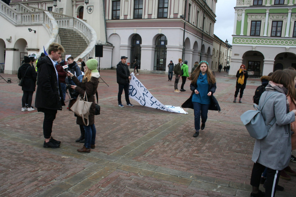 Zamość: Strajkowali dla klimatu [FOTO, VIDEO]