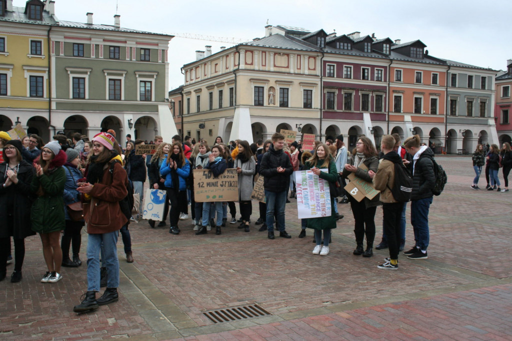 Zamość: Strajkowali dla klimatu [FOTO, VIDEO]