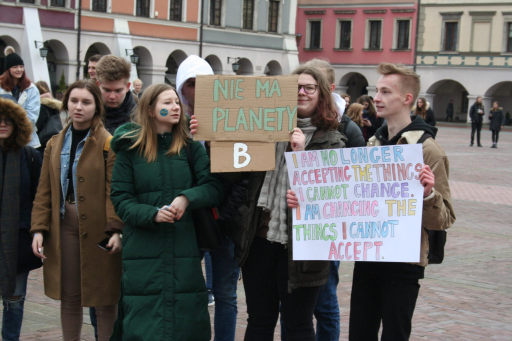 Zamość: Strajkowali dla klimatu [FOTO, VIDEO]