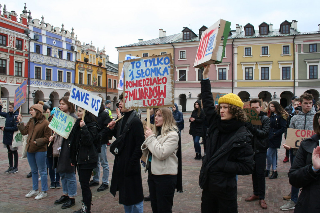 Zamość: Strajkowali dla klimatu [FOTO, VIDEO]