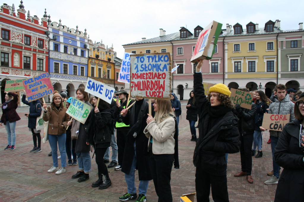 Zamość: Strajkowali dla klimatu [FOTO, VIDEO]