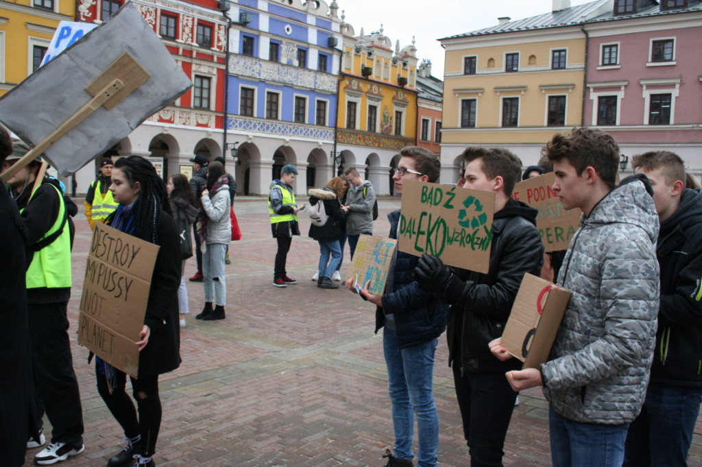 Zamość: Strajkowali dla klimatu [FOTO, VIDEO]