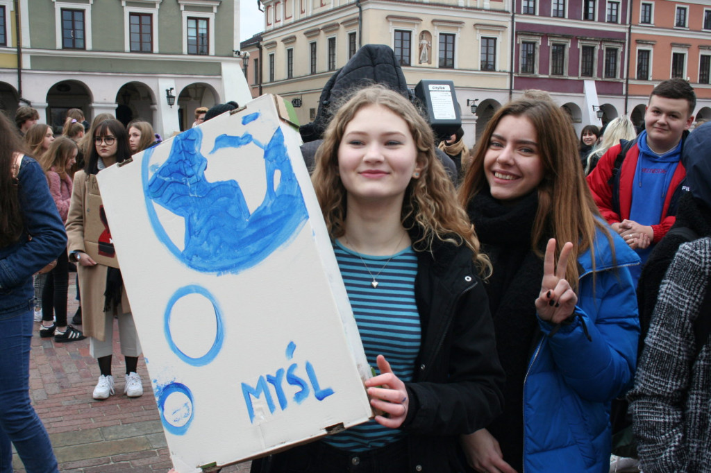 Zamość: Strajkowali dla klimatu [FOTO, VIDEO]