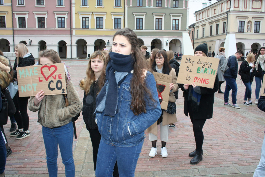 Zamość: Strajkowali dla klimatu [FOTO, VIDEO]
