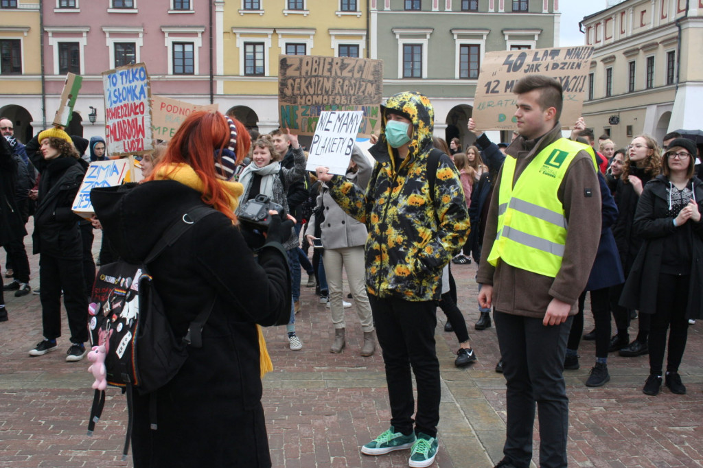 Zamość: Strajkowali dla klimatu [FOTO, VIDEO]