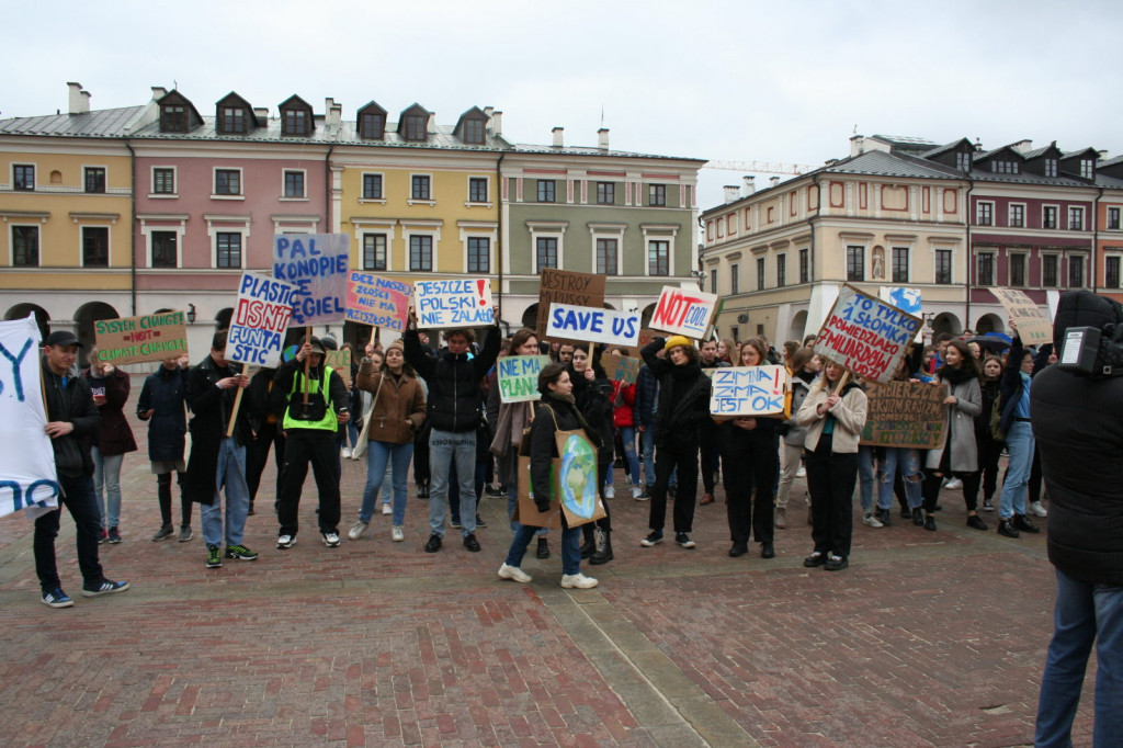 Zamość: Strajkowali dla klimatu [FOTO, VIDEO]