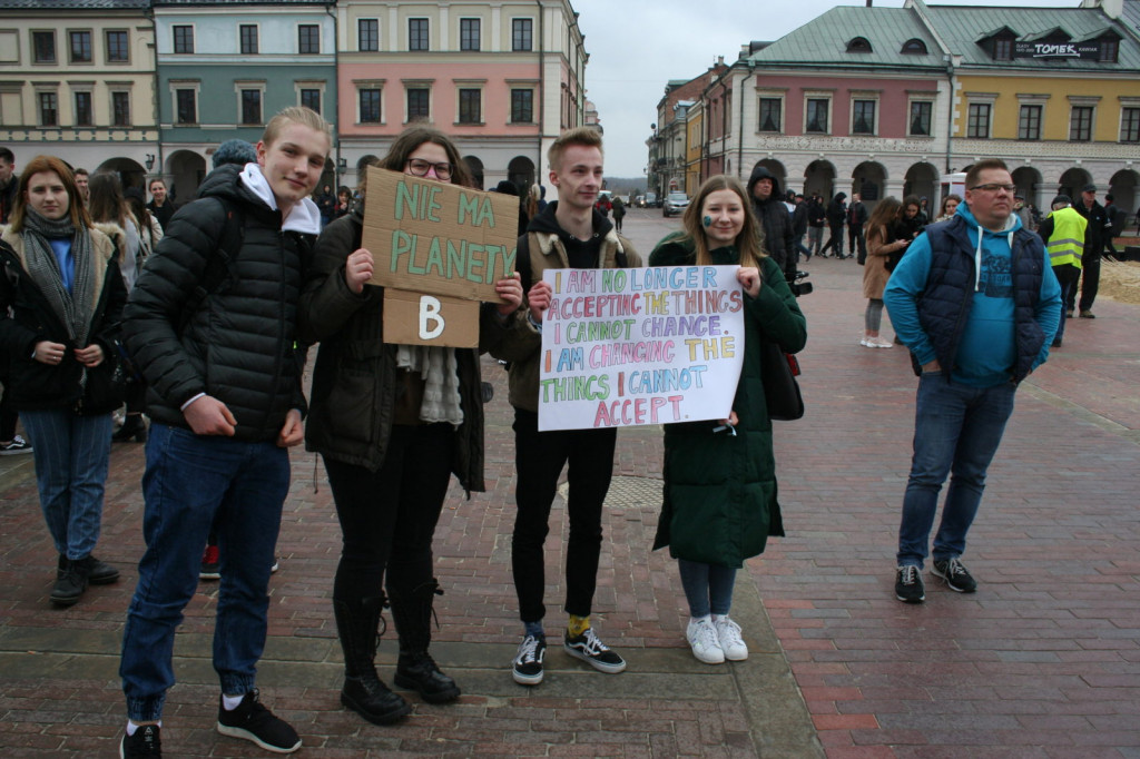 Zamość: Strajkowali dla klimatu [FOTO, VIDEO]