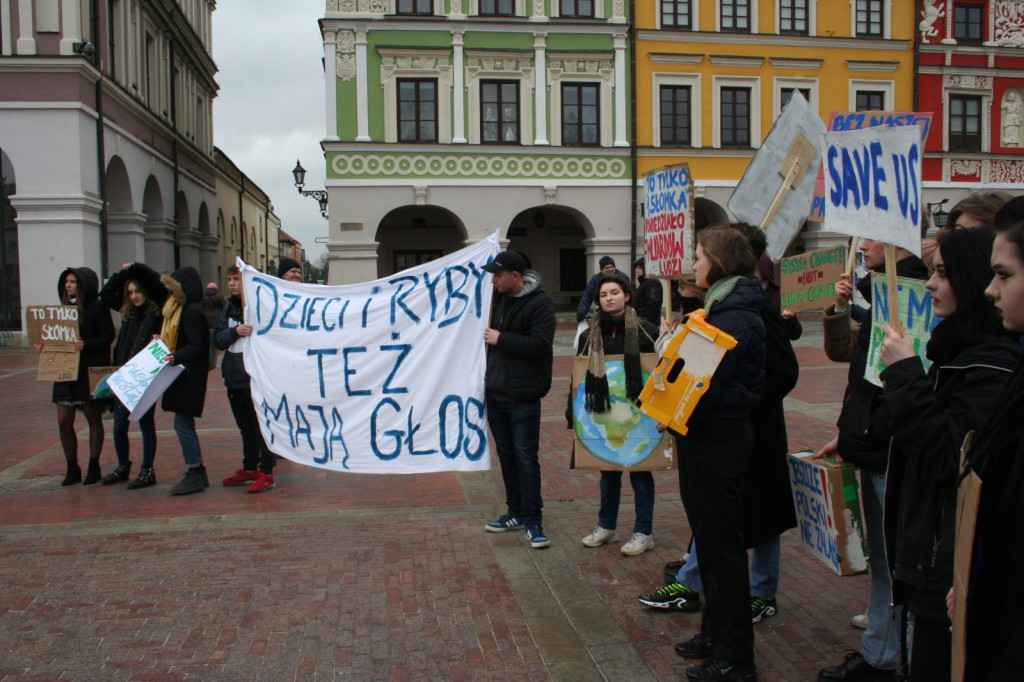 Zamość: Strajkowali dla klimatu [FOTO, VIDEO]